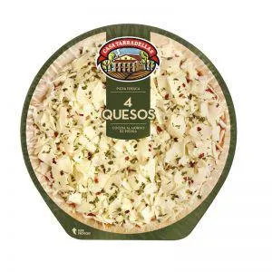PIZZA TARRADELLAS Y 4 QUESOS 425GR
