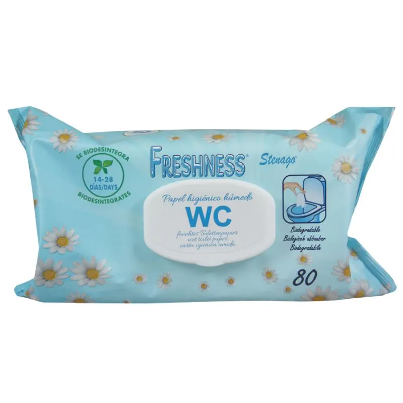 PAPEL HIGIÉNICO HÚMEDO 80 UDS