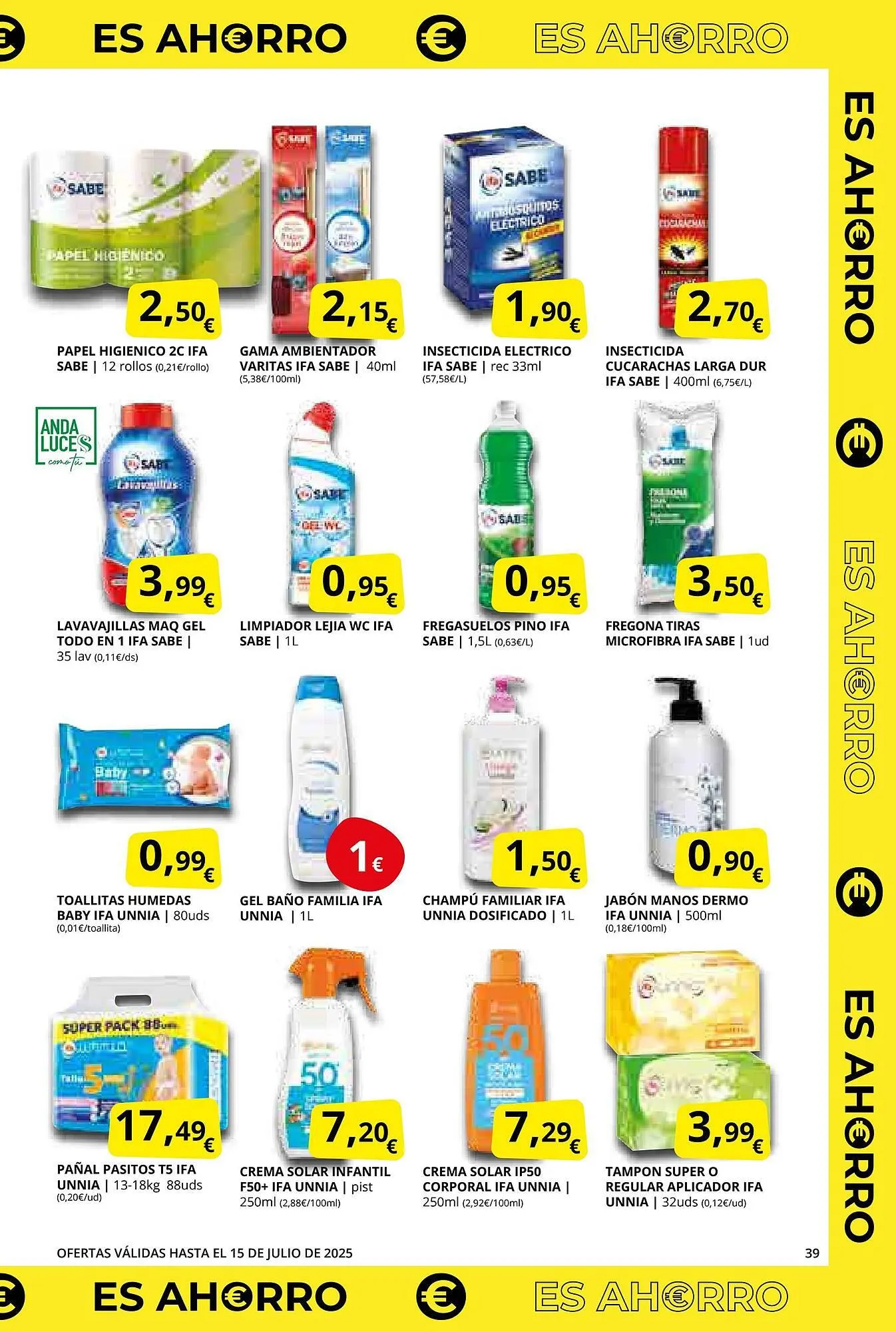 Catálogo de Folleto Supermercados MAS 27 de junio al 31 de julio 2025 - Página 39