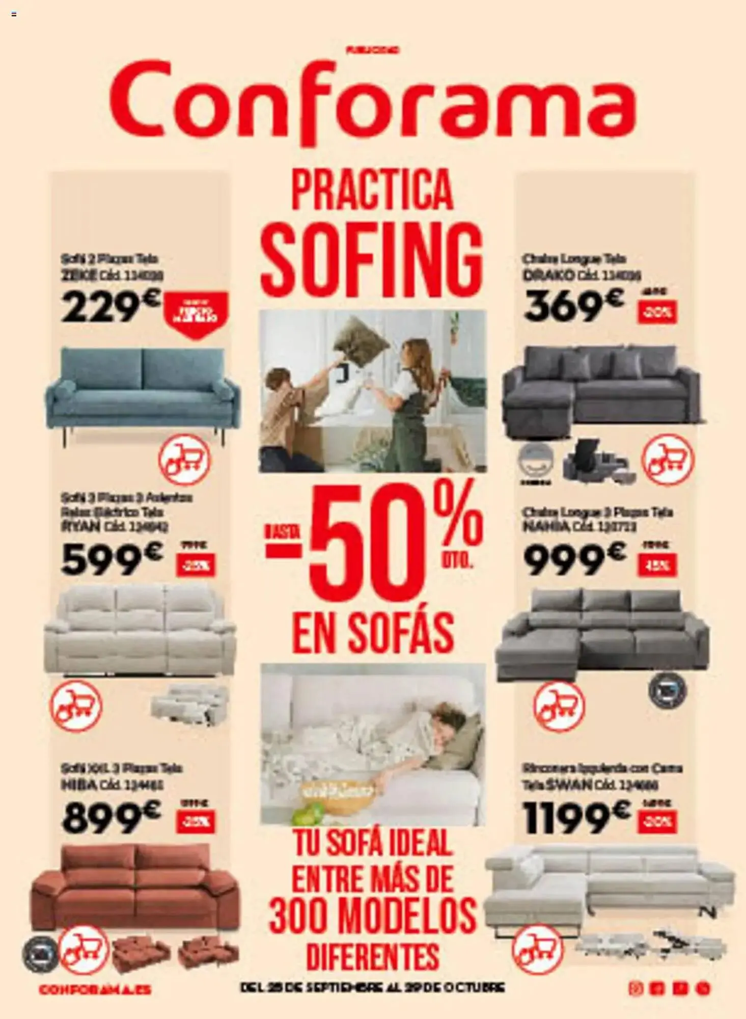 Catálogo de Catálogo Conforama 25 de septiembre al 29 de octubre 2025 - Página 1