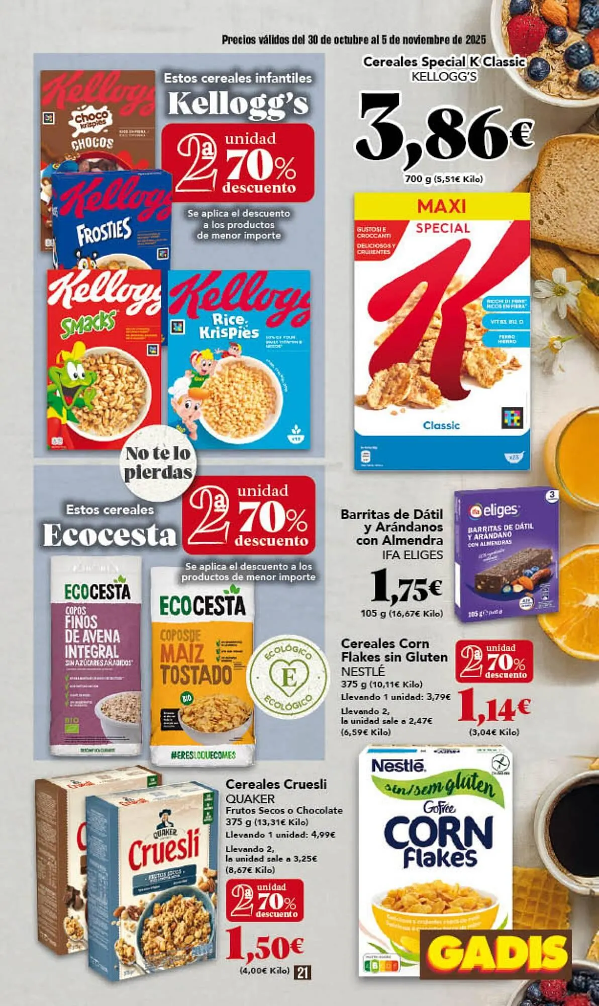 Catálogo de Folleto Gadis 30 de octubre al 5 de noviembre 2025 - Página 21