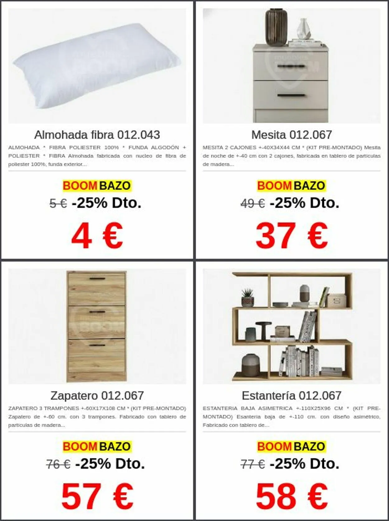 Muebles BOOM Oferta actual - 1