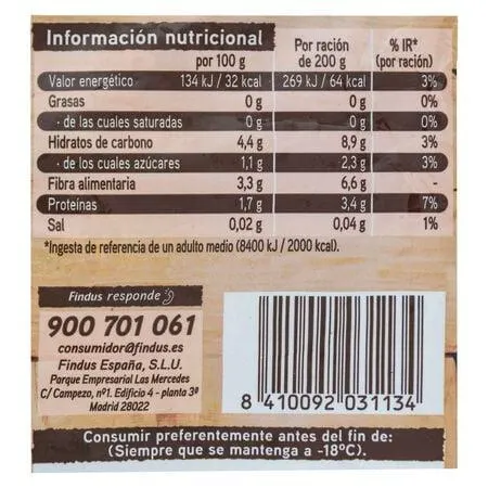 Judías verde plana Findus 400g