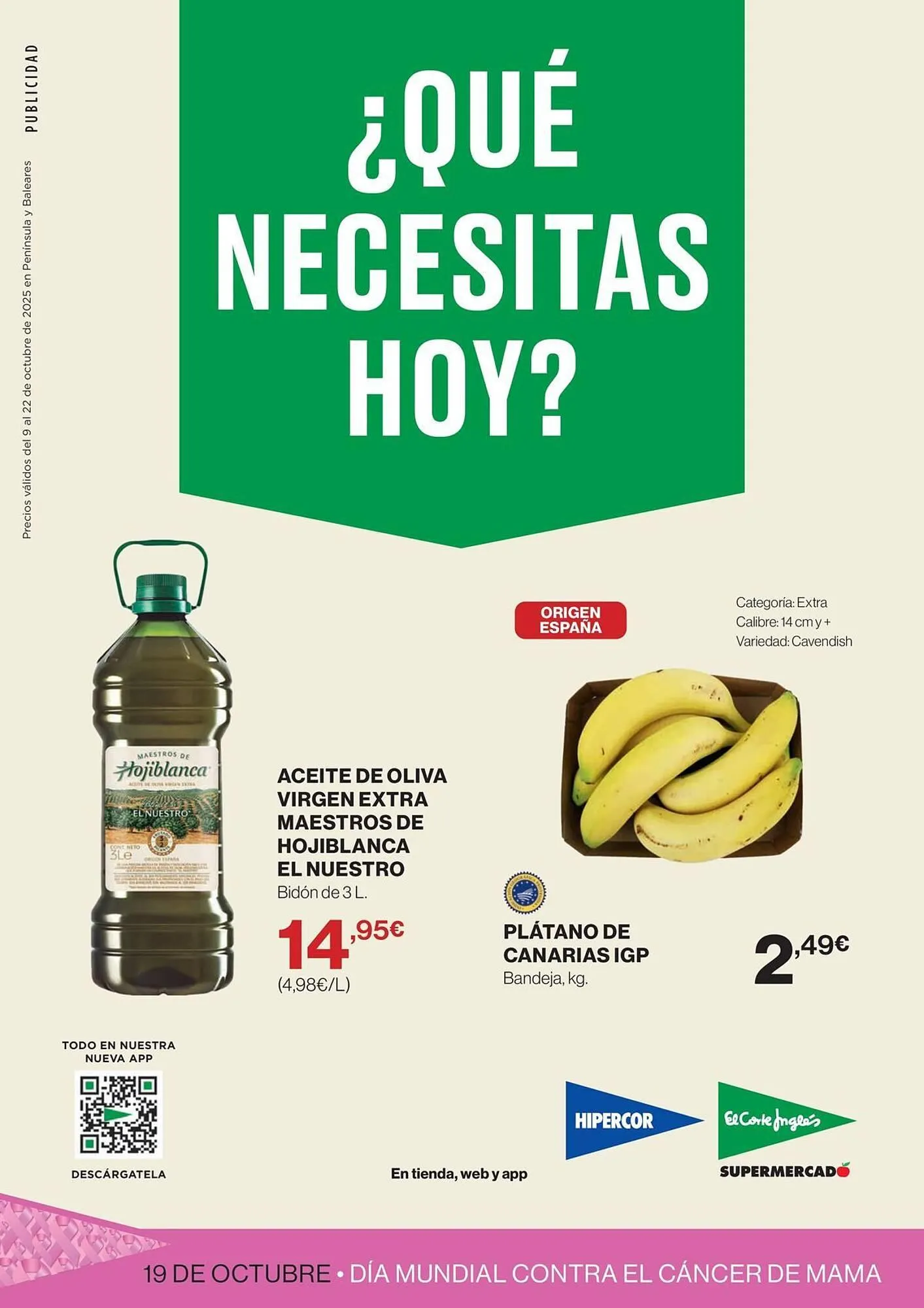 Catálogo de Catálogo Hipercor 9 de octubre al 22 de octubre 2025 - Página 1