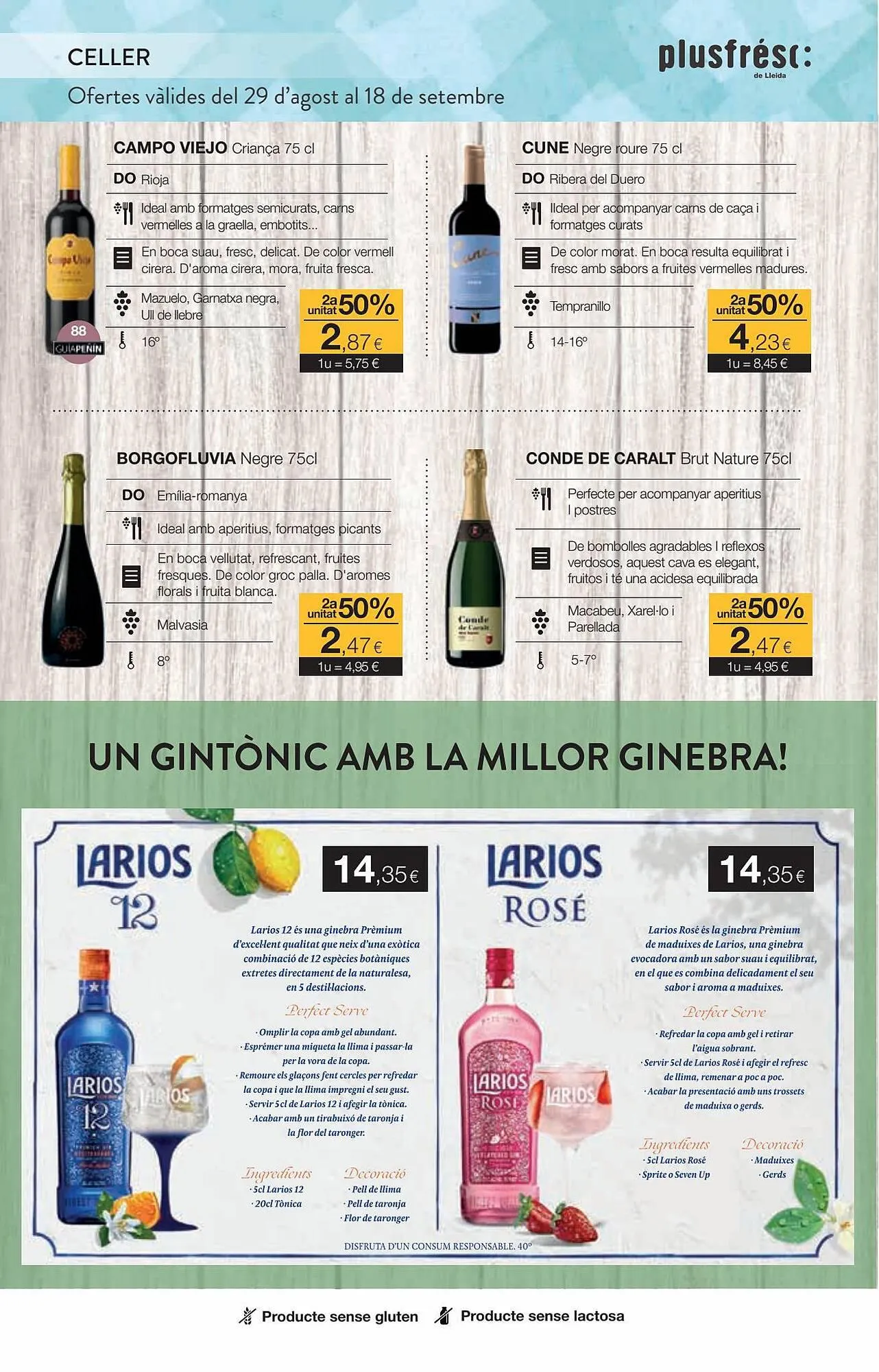 Catálogo de Folleto Plusfresc 29 de agosto al 18 de septiembre 2023 - Página 16