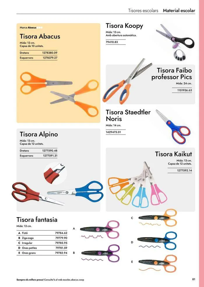 Catálogo de Catàleg Escolar 24-25 Abacus cat 19 de junio al 31 de marzo 2025 - Página 180