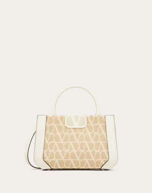 BOLSO DE COMPRAS DE RAFIA TOILE ICONOGRAPHE