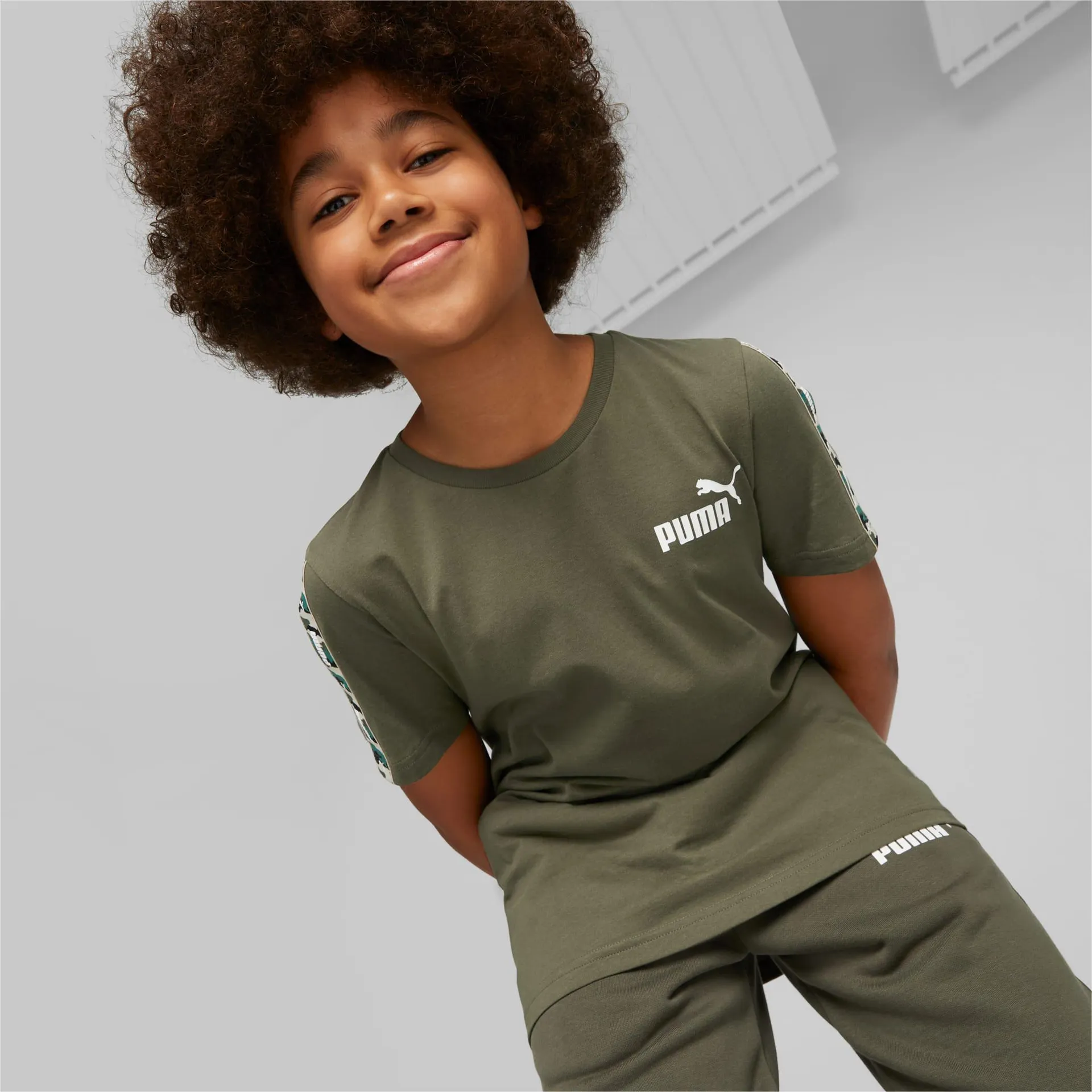 Essentials Tape Camo Tee Youth