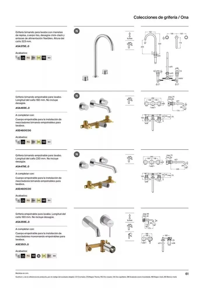 Catálogo de Grifería 9 de enero al 31 de diciembre 2025 - Página 63