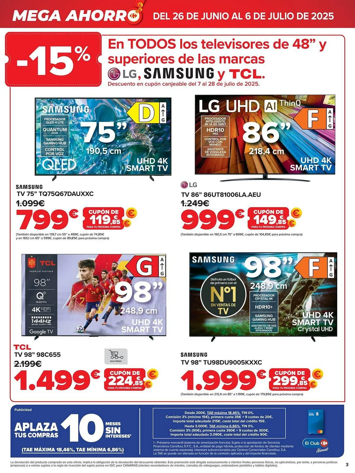 Catálogo de Folleto Carrefour 26 de junio al 6 de julio 2025 - Página 3