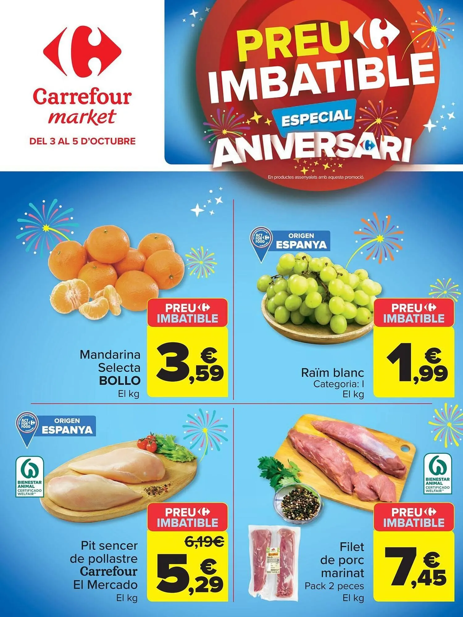 Catálogo de Folleto Carrefour Market 3 de octubre al 5 de octubre 2025 - Página 1
