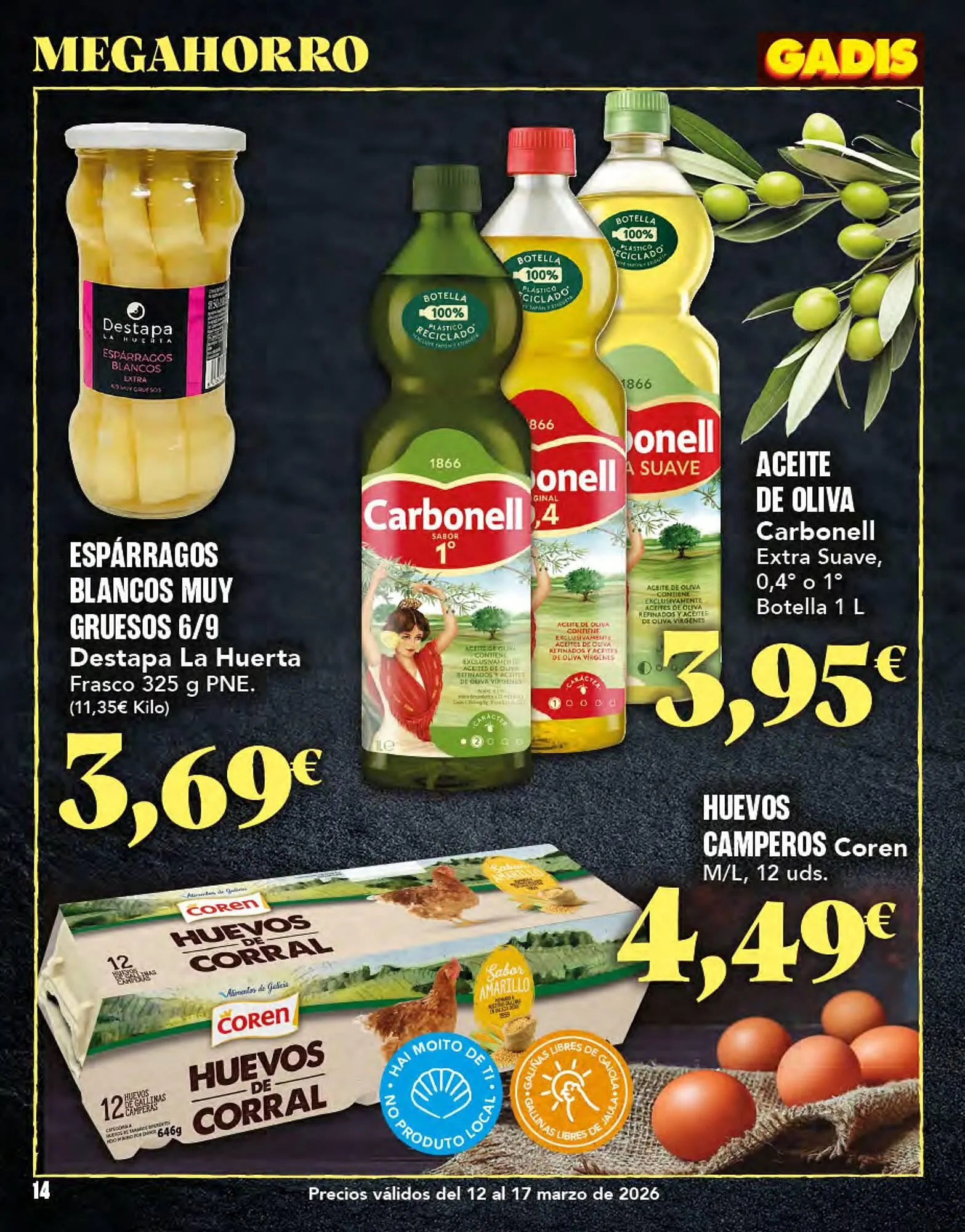 Catálogo de Folleto Gadis 12 de marzo al 17 de marzo 2026 - Página 14
