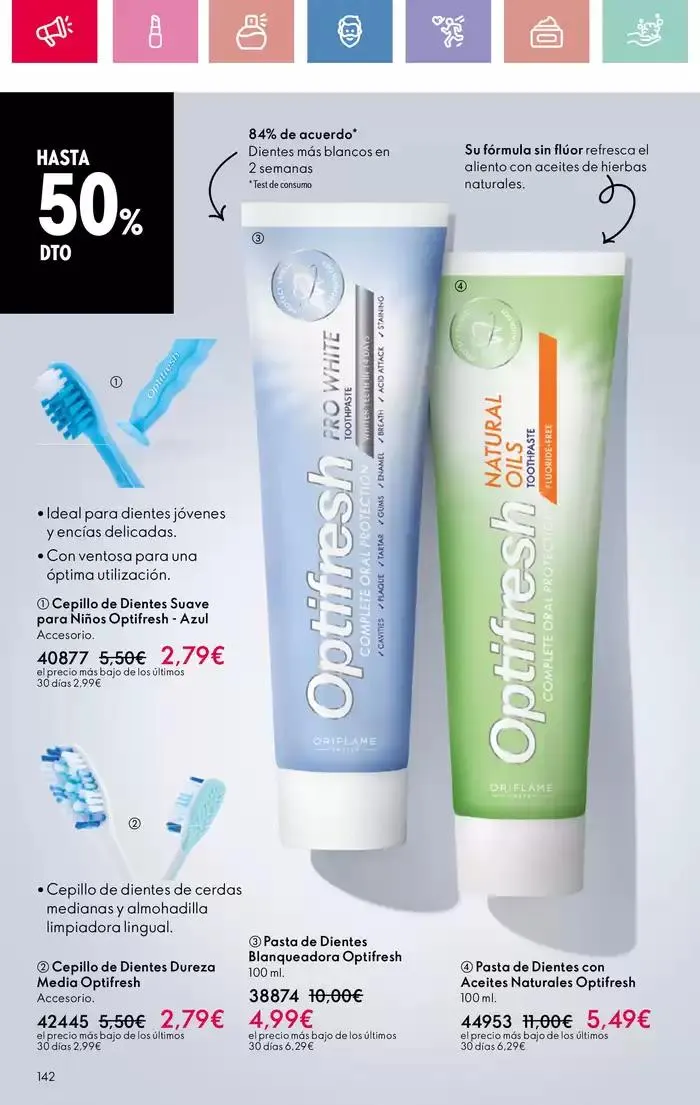 Catálogo de Catálogo Oriflame 30 de marzo al 19 de abril 2025 - Página 142