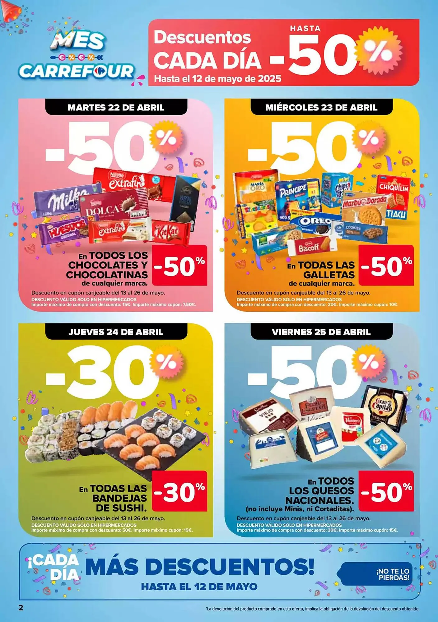 Catálogo de Folleto Carrefour 22 de abril al 12 de mayo 2025 - Página 2