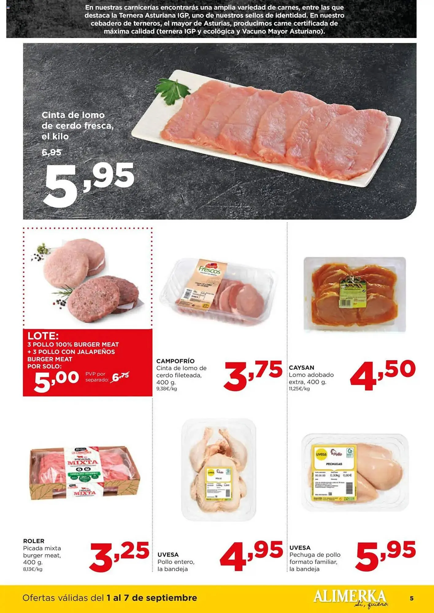 Catálogo de Folleto Alimerka 1 de septiembre al 7 de septiembre 2025 - Página 5
