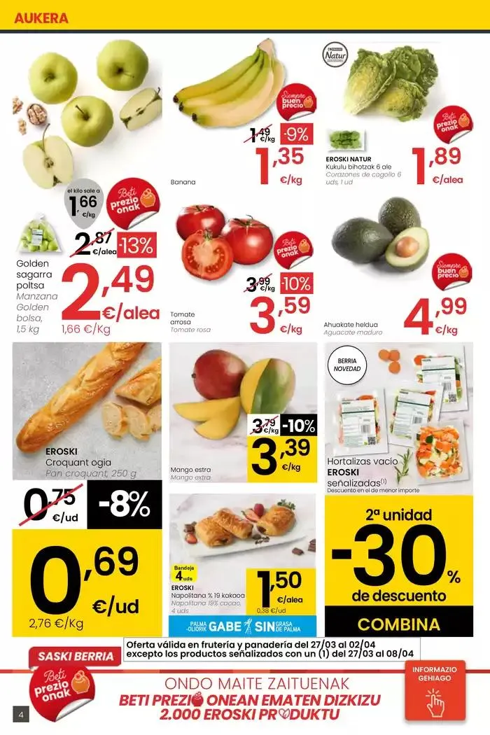 Catálogo de Prezio merkeagoa EROSKI CITY 27 de marzo al 8 de abril 2025 - Página 4