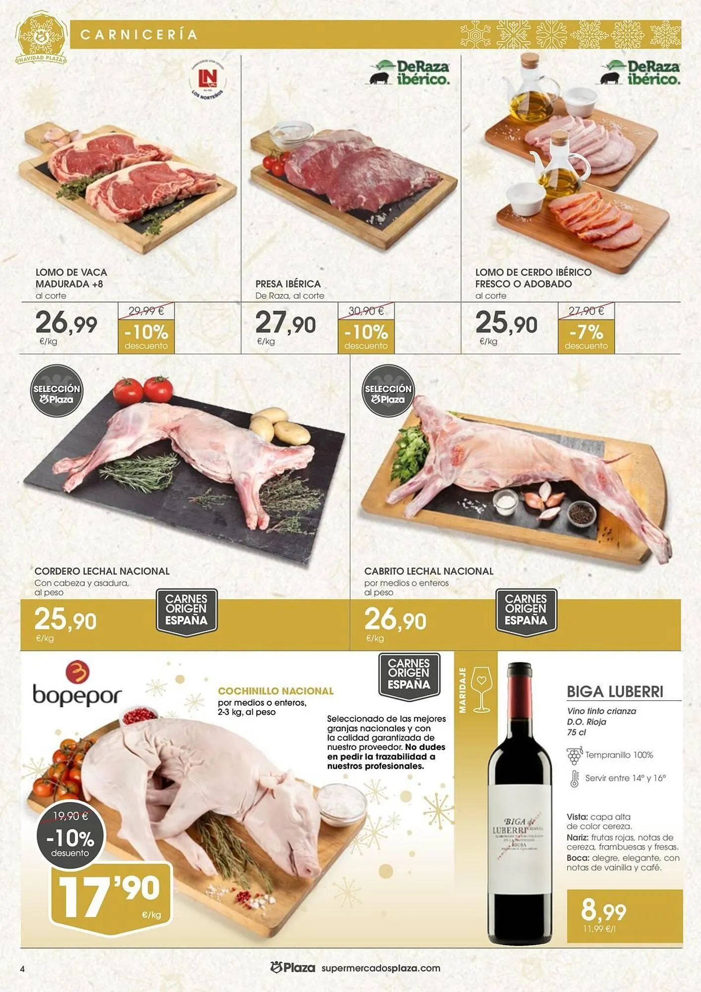 Catálogo de Folleto Supermercados Plaza 18 de diciembre al 7 de enero 2026 - Página 4