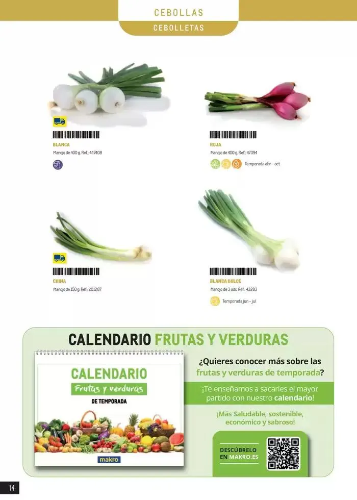 Catálogo de Frutas y verduras 8 de enero al 30 de junio 2025 - Página 14