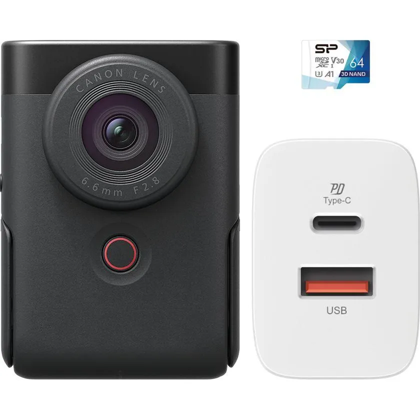 Canon PowerShot V10 Basis-Kit, Schwarz