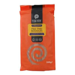 Fideos Pad Thai de Arroz Integral sin gluten Bio King Soba 250 g