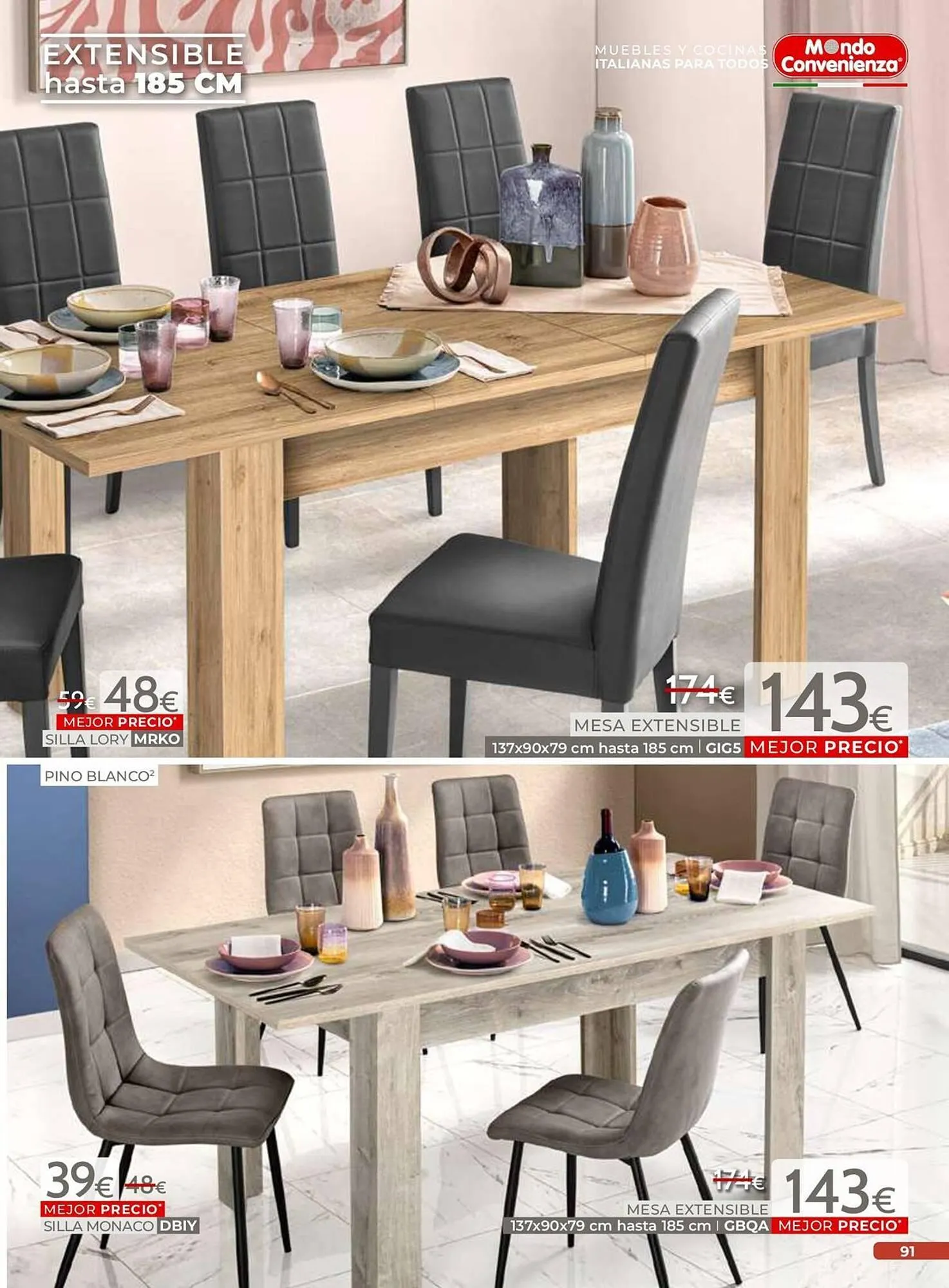 Catálogo de Catálogo Mondo Convenienza 2 de octubre al 28 de febrero 2026 - Página 93