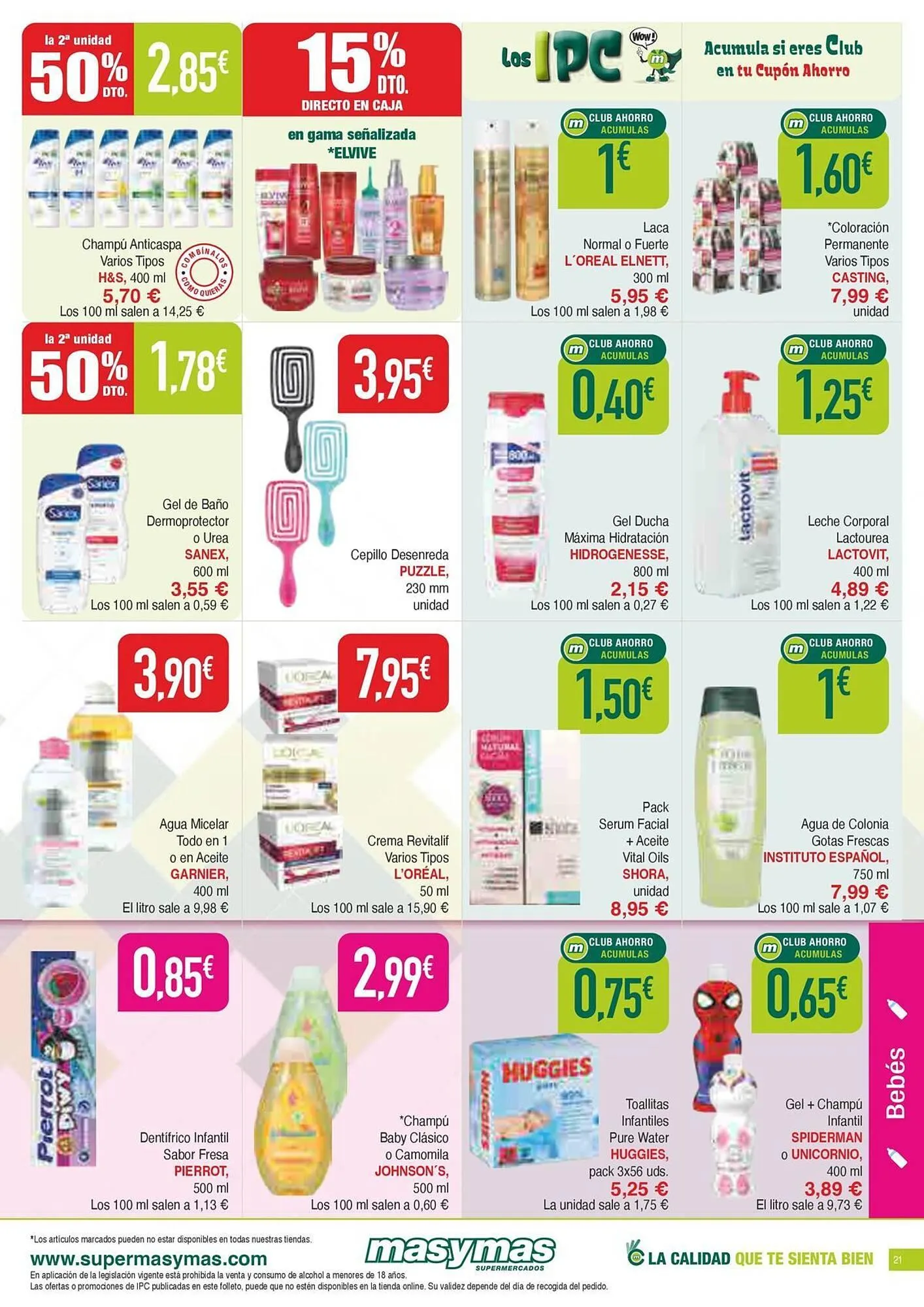 Catálogo de Folleto Masymas 31 de julio al 3 de septiembre 2025 - Página 21
