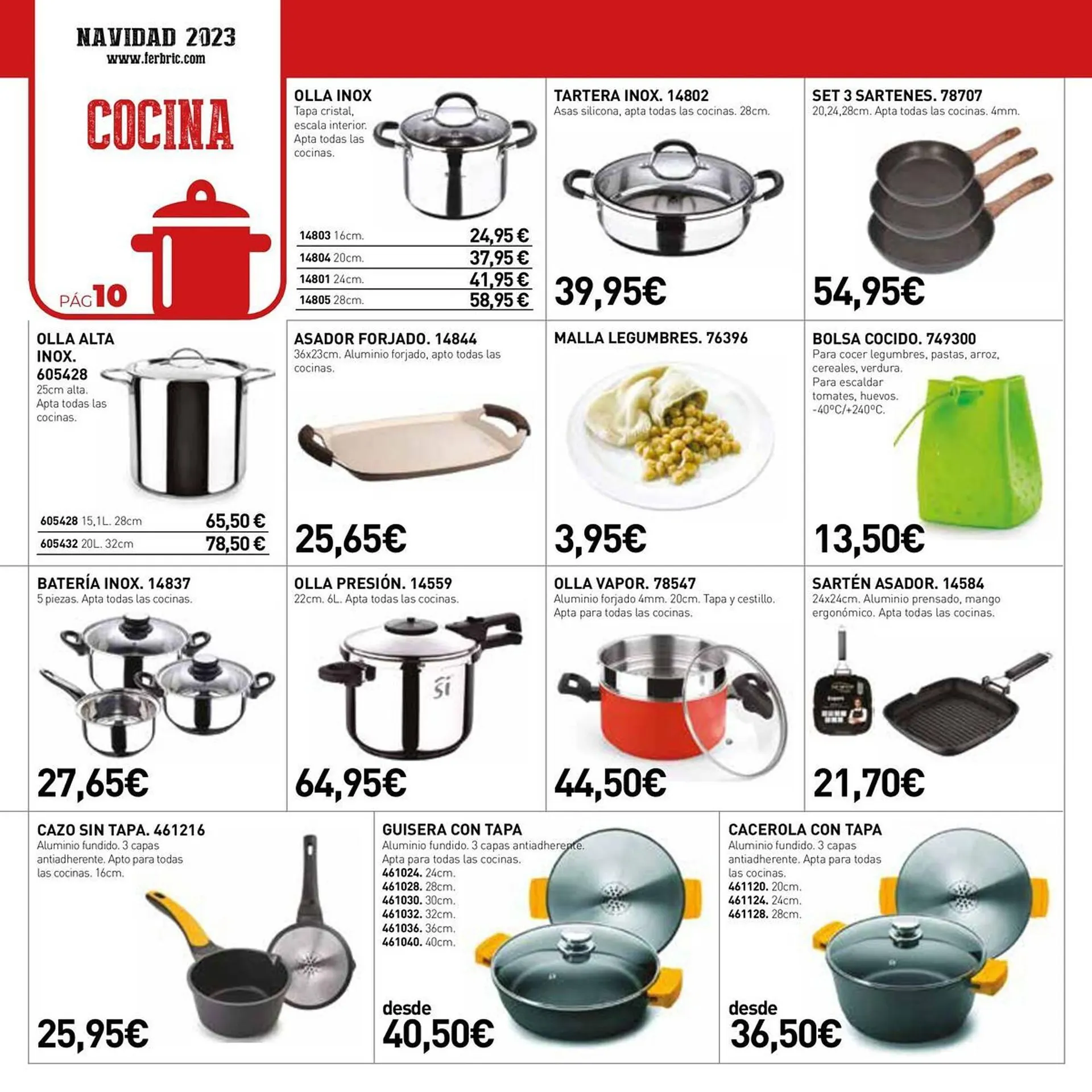 Catálogo de Folleto Ferbric 31 de octubre al 13 de enero 2024 - Página 10