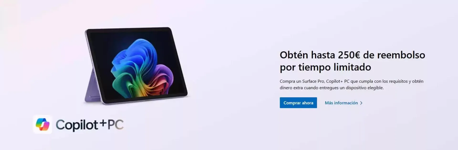Obtén hasta 250€ de reembolso por tiempo limitado - 1