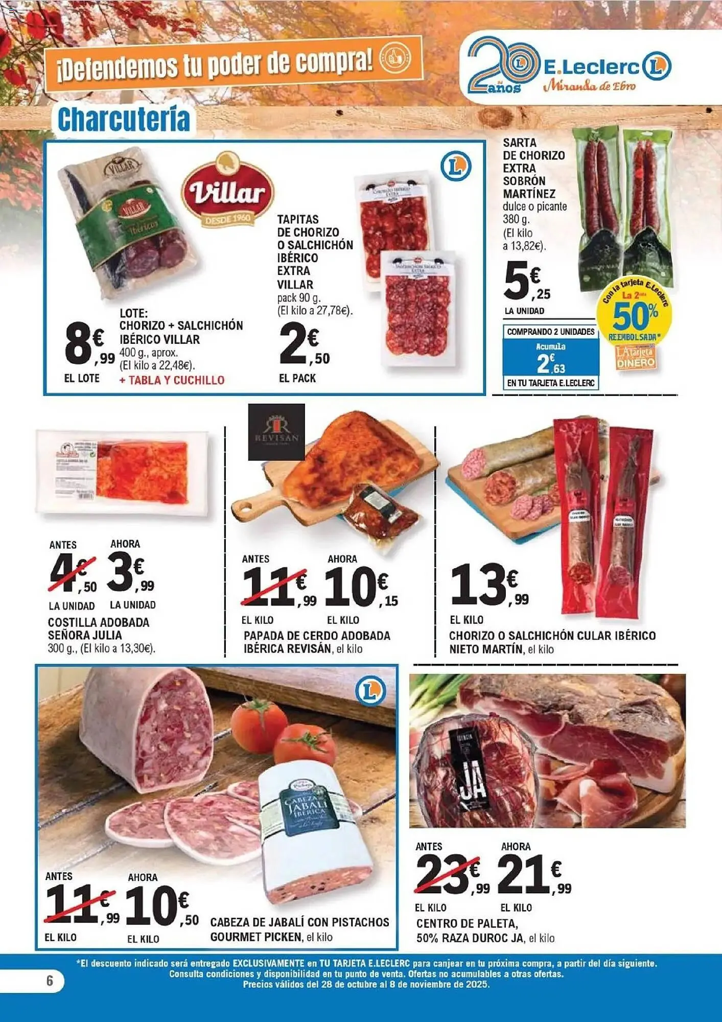 Catálogo de Catálogo E.Leclerc 28 de octubre al 8 de noviembre 2025 - Página 6