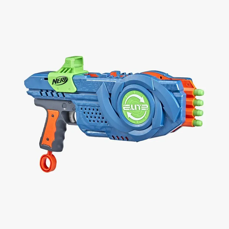 PISTOLA LANZA DARDOS 8 CAÑONES NERF FLIPSHOTS ELITE 2.0