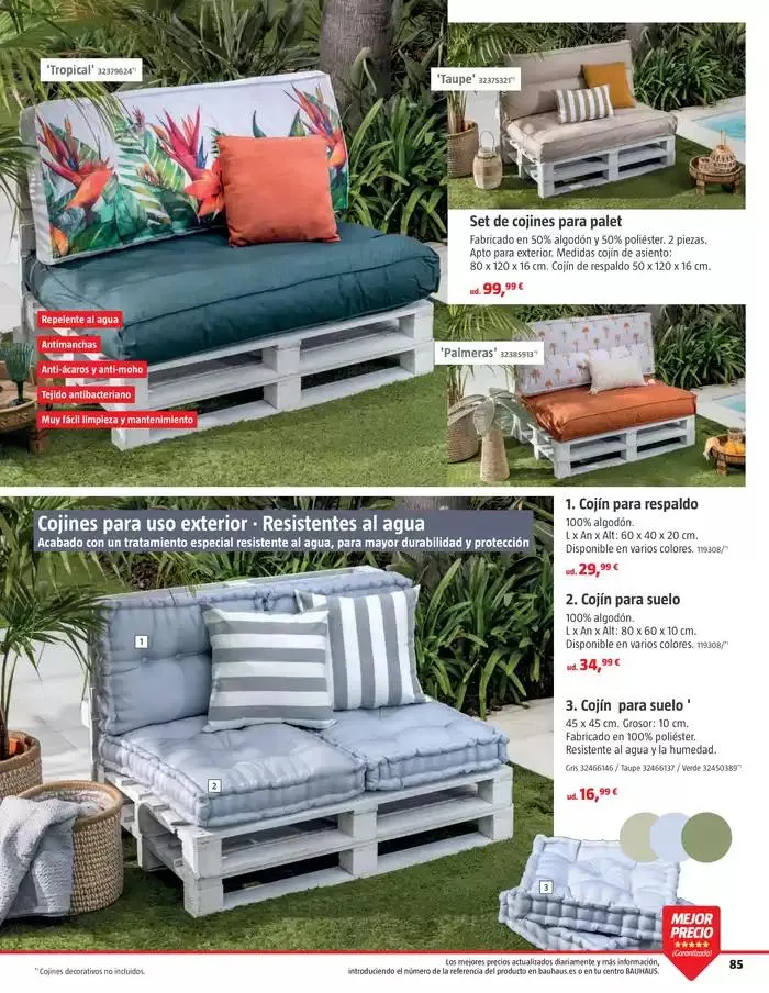 Catálogo de VERANO. Jardín, terraza, balcón.  26 de marzo al 20 de abril 2025 - Página 85