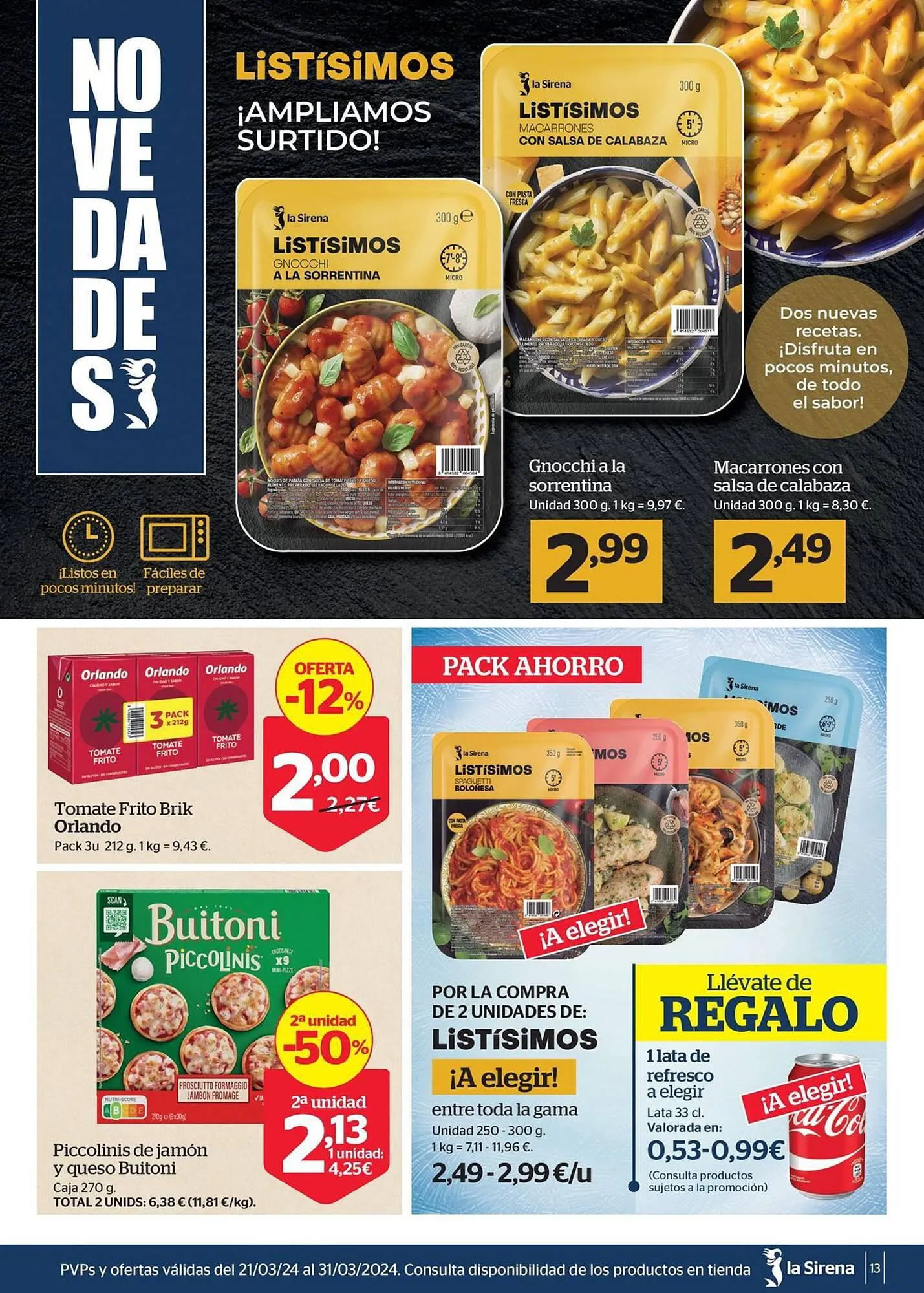 Catálogo de Folleto La Sirena 21 de marzo al 31 de marzo 2024 - Página 13