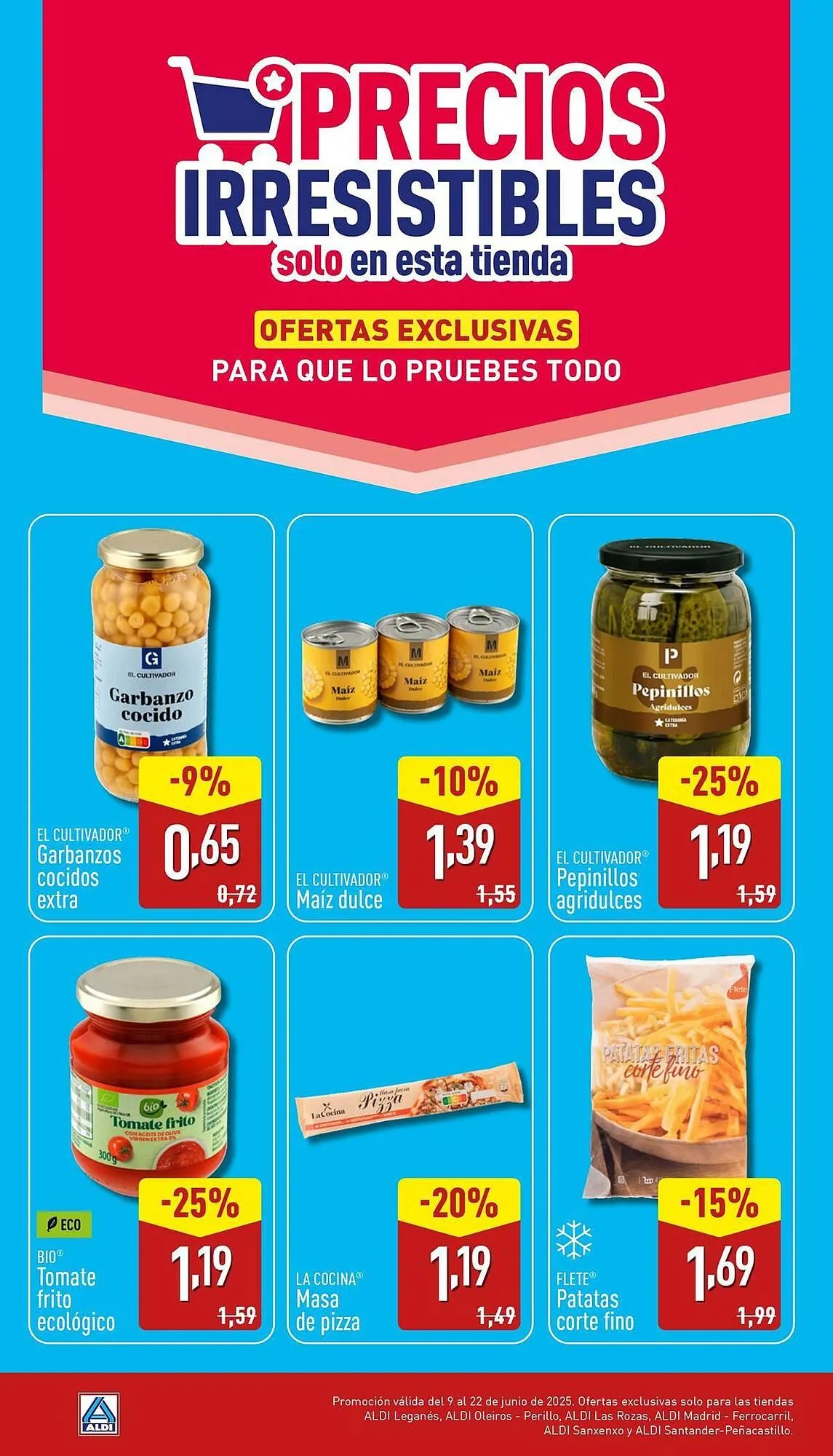 Catálogo de Folleto ALDI 9 de junio al 22 de junio 2025 - Página 1