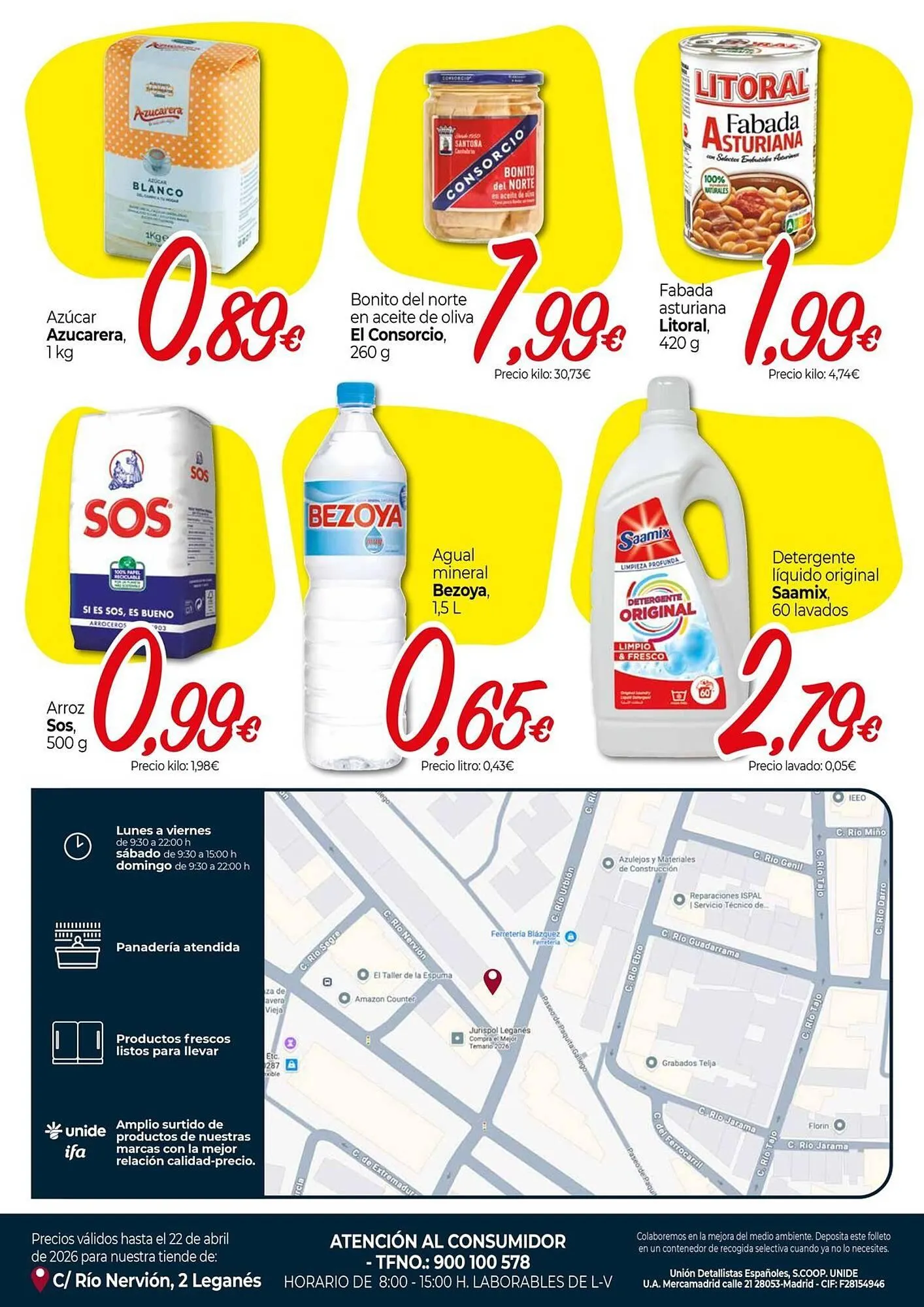 Catálogo de Folleto Unide Supermercados 13 de abril al 22 de abril 2026 - Página 2