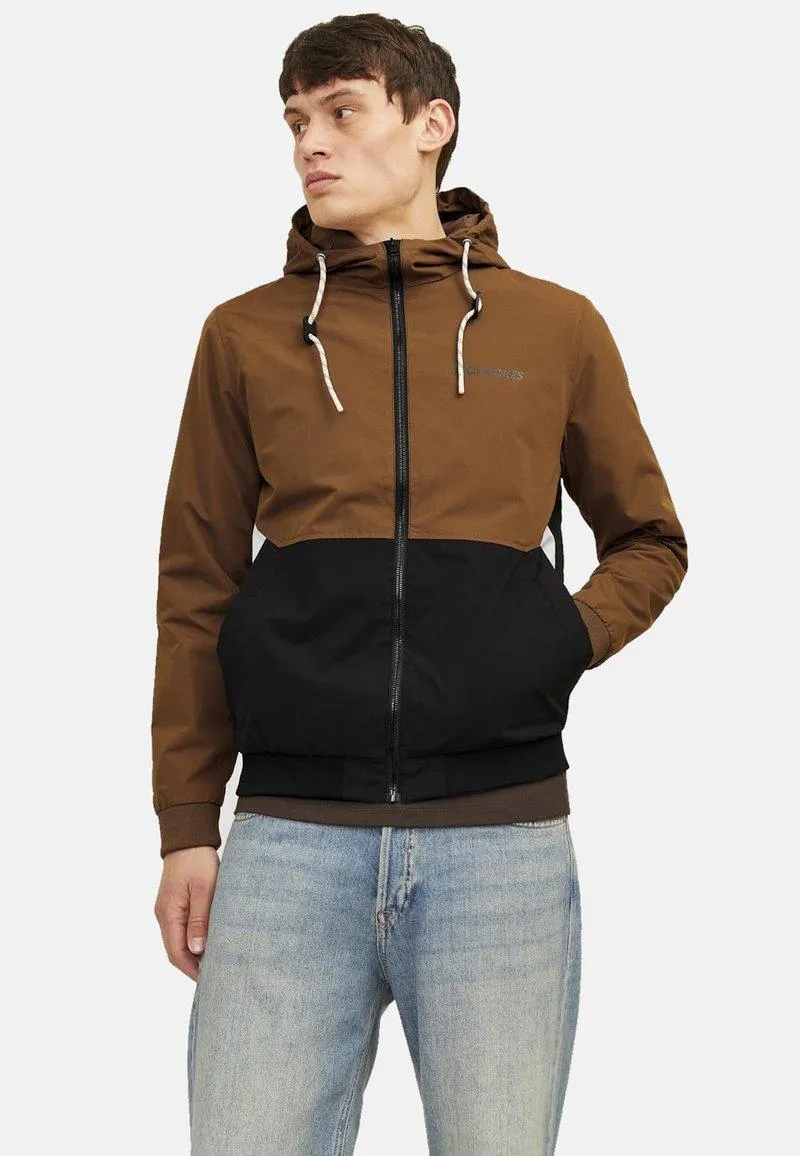 JJERUSH HOOD - Chaqueta outdoor - braun
