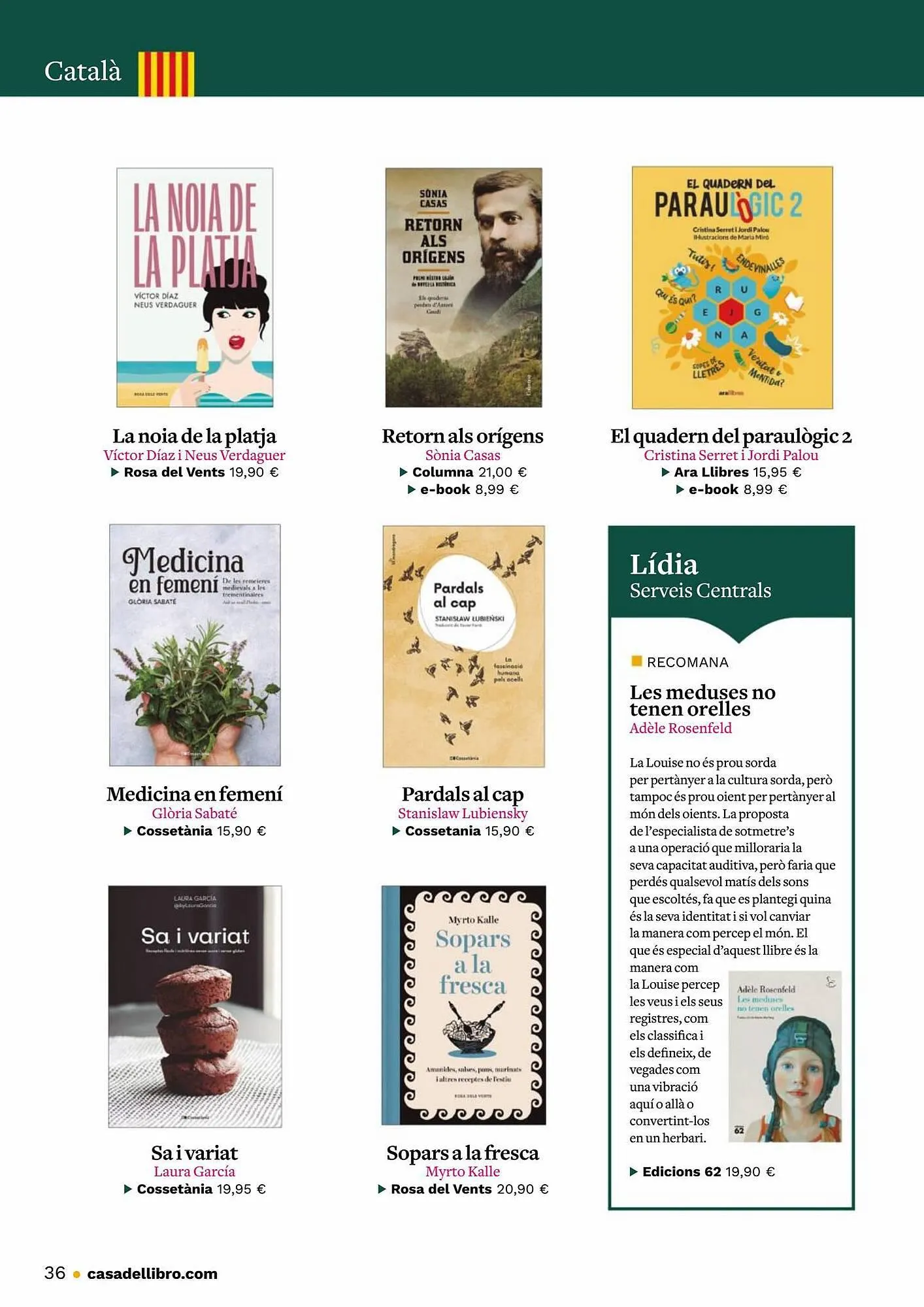 Catálogo de Folleto Casa del Libro 5 de julio al 31 de julio 2023 - Página 36