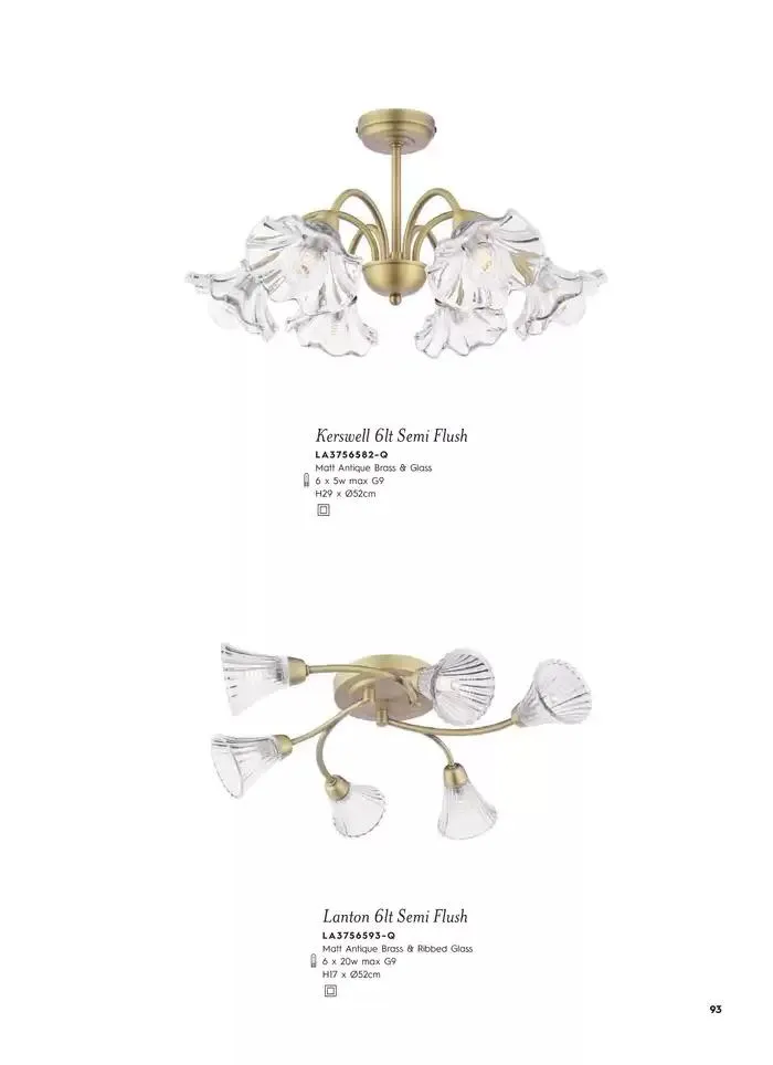 Catálogo de Lighting & Mirror Collection 12 de marzo al 31 de agosto 2025 - Página 95
