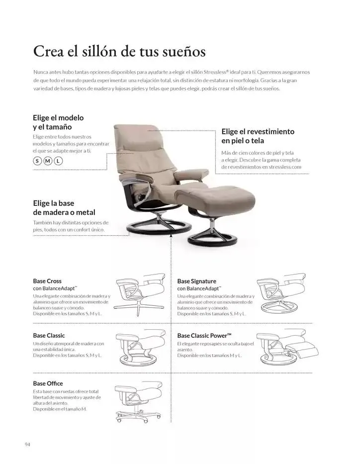 Catálogo de Catálogo Stressless 7 de marzo al 31 de agosto 2025 - Página 94