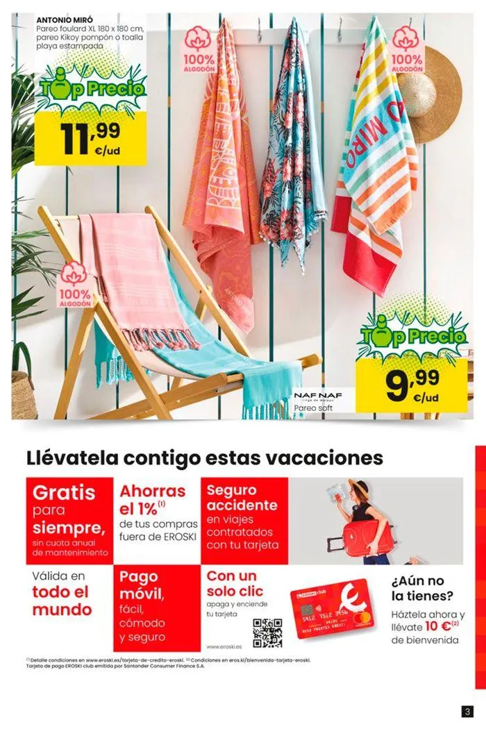 Catálogo de Vive el verano HIPERMERCADOS EROSKI 13 de junio al 10 de julio 2024 - Página 3
