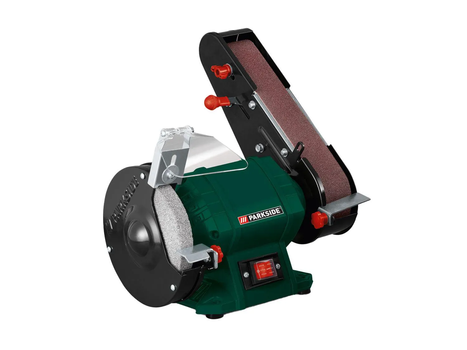 Lijadora de banda con soporte