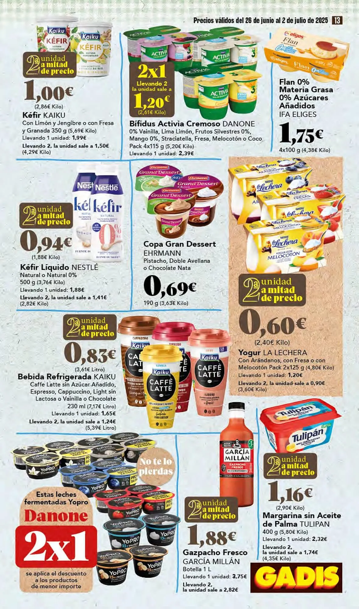 Catálogo de Folleto Gadis 26 de junio al 2 de julio 2025 - Página 13