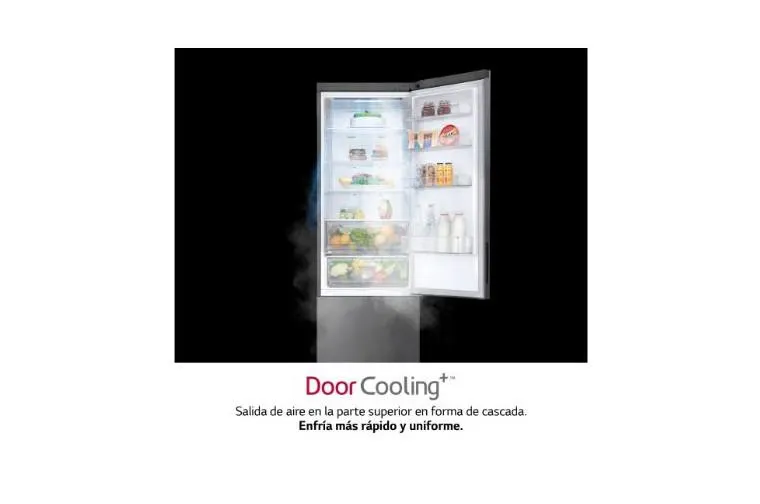 Outlet Frigorífico Combi LG, 2m, Clasificación C, Inox grafito antihuellas, (refurbished)