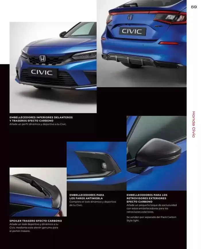 Catálogo de Honda Civic-Hybrid 30 de agosto al 30 de junio 2025 - Página 59