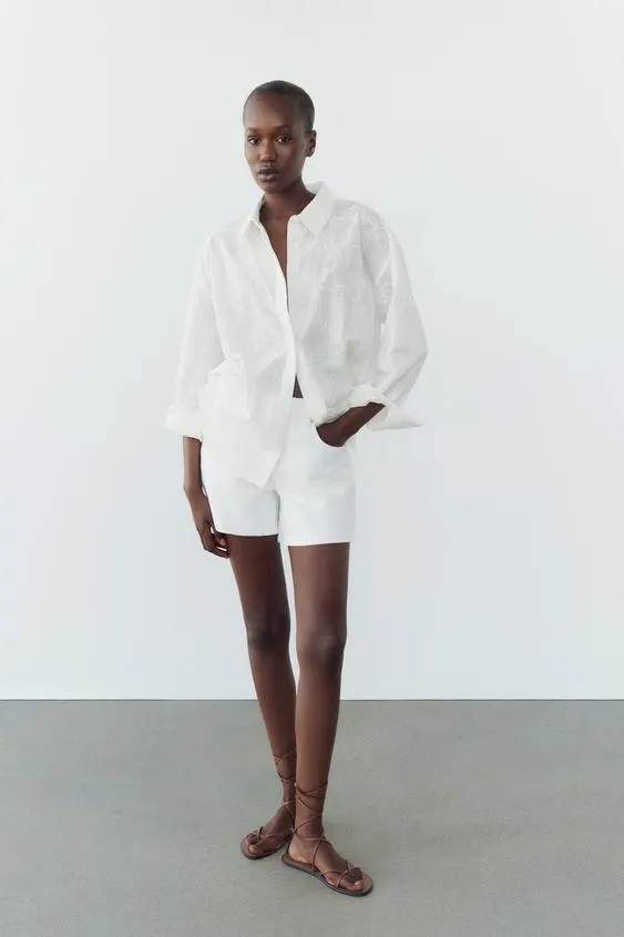 CAMISA FLORES BORDADAS