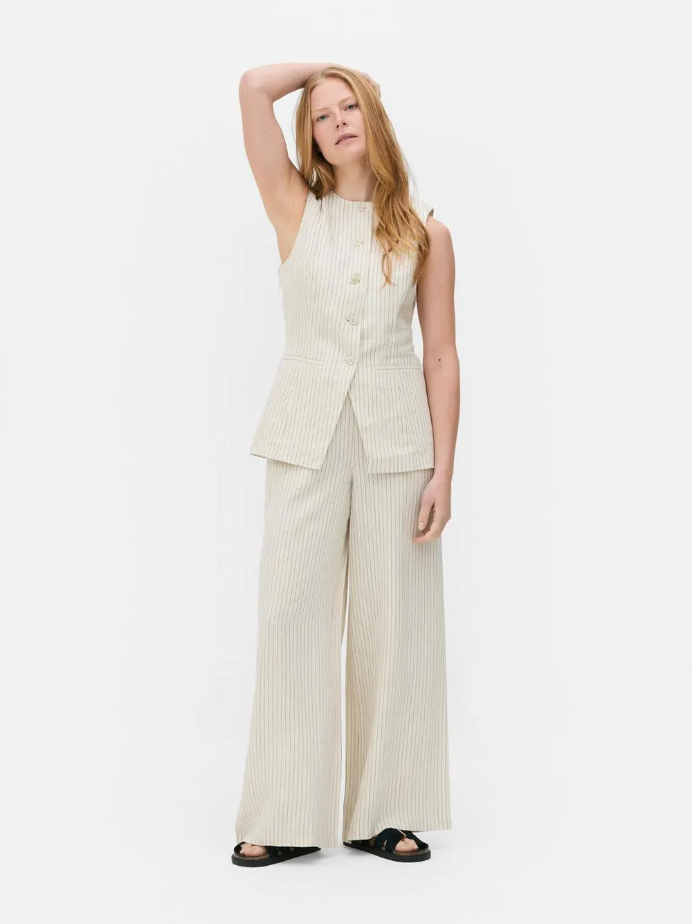 Chaleco de lino de The Edit