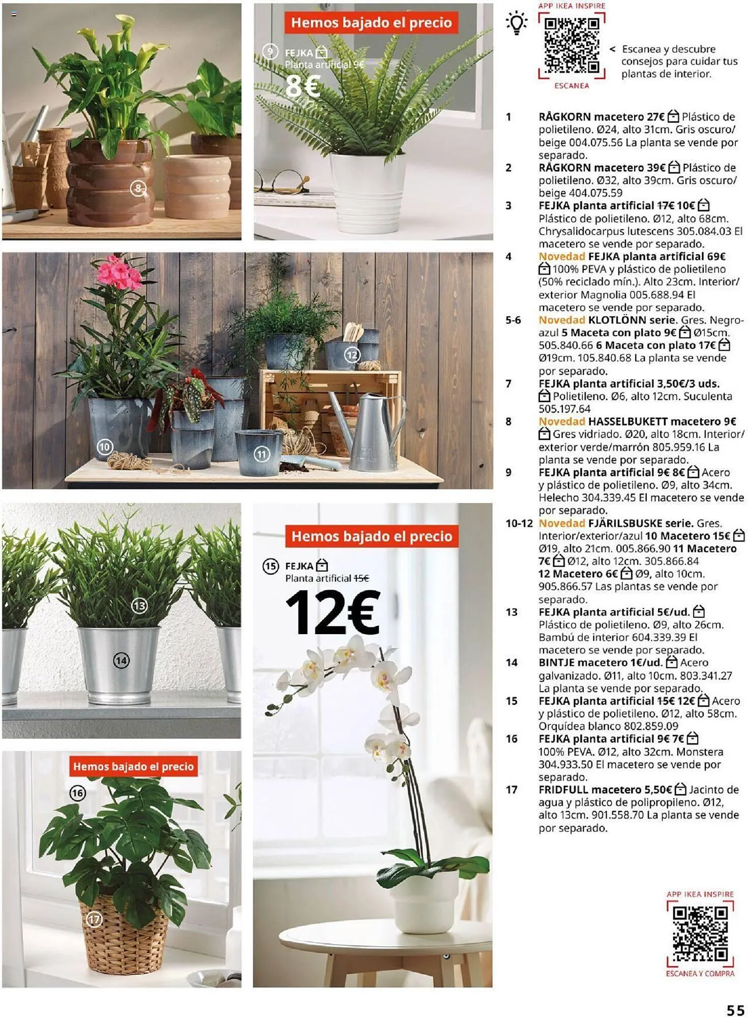 Catálogo de Folleto IKEA Accesorios y decoración 4 de septiembre al 31 de enero 2025 - Página 55