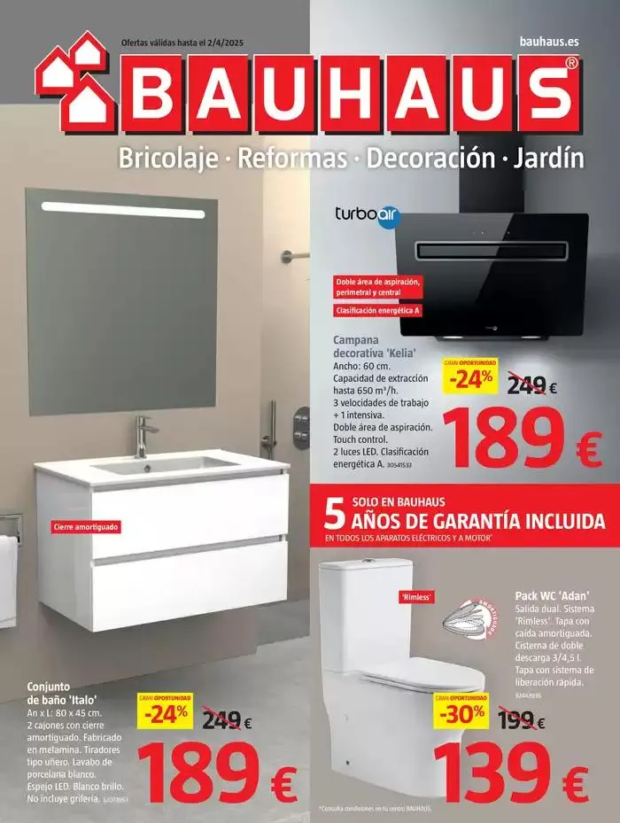 Catálogo de Bricolaje, reformas, decoración y jardín 27 de febrero al 2 de abril 2025 - Página 1