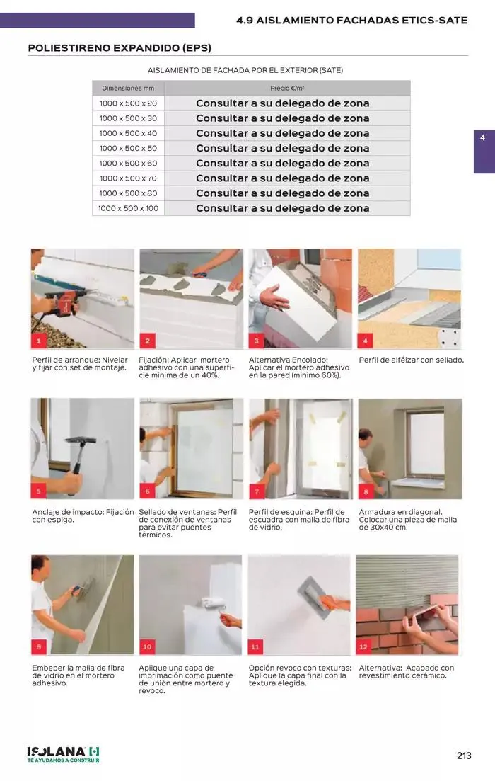 Catálogo de FACHADAS – TARIFA ISOLANA 2025 9 de enero al 30 de junio 2025 - Página 30