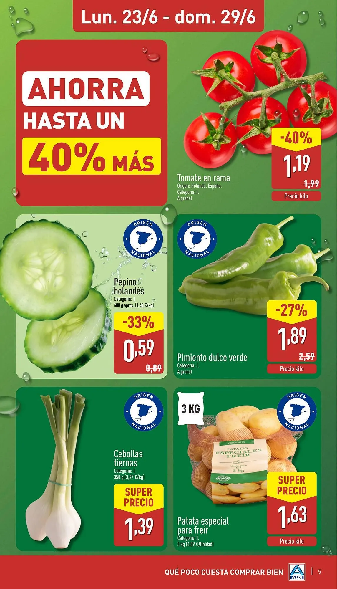 Catálogo de Folleto ALDI 23 de junio al 29 de junio 2025 - Página 5