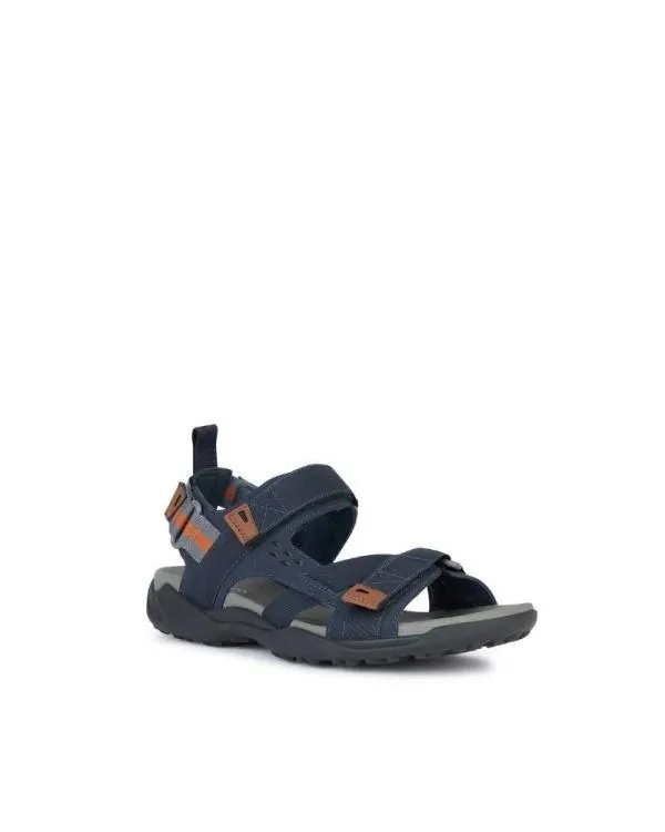 Sandalias Abiertas Chancletas Hombre Azul U4550B 01150